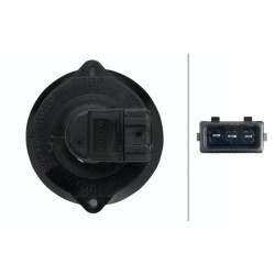 Stabdžių žibintas apvalus, 12V, raudonas, užsukamas, Ø 66mm, Hella 2SB009001387