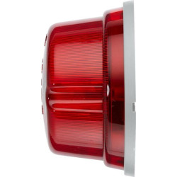 Galinis apvalus žibintas, 12/24V, raudonas, užsukamas, Hella 2SA001259751