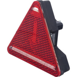 Galinis žibintas LH LED, trikampis, 12/24V, raudonas, užsukamas, 163x144mm, Waś 1400682500