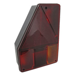 Galinis žibintas LH halogeninis, 12V, raudonas/gintaras, užsukamas, Aspöck ausų kištukas 244001007