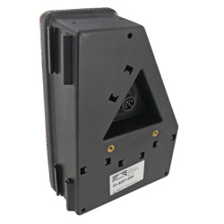 Galinis žibintas LH halogeninis, 12V, raudonas/gintaras, užsukamas, Aspöck ausų kištukas 244001007