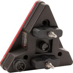 Daugiafunkcinis galinis KŠ žibintas LED, trikampis, 12-24V, 163x144x38.8mm, 5 kontaktų, Kramp LA40028