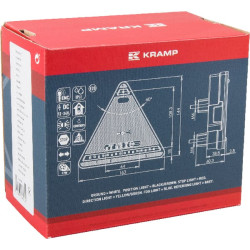 Daugiafunkcinis galinis KŠ žibintas LED, trikampis, 12-24V, 163x144x38.8mm, 5 kontaktų, Kramp LA40028