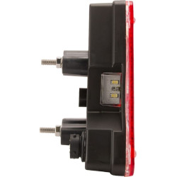 Daugiafunkcinis galinis dešinės šviesos diodas, trikampis, 12-24V, 163x144x38,8 mm, 5 kontaktų, Kramp LA40050