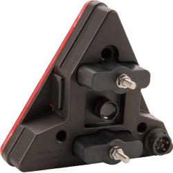Daugiafunkcinis galinis dešinės šviesos diodas, trikampis, 12-24V, 163x144x38,8 mm, 5 kontaktų, Kramp LA40050