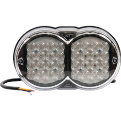 Galinis šviesos diodas, stačiakampis, 12/24V, skaidrus, užsukamas, 208x121mm, Waś 1400681810