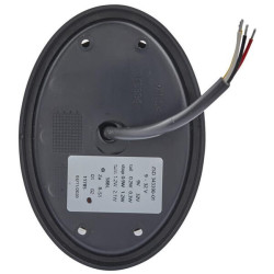 Galinis šviesos diodas, ovalus, 12/24V, skaidrus, užsukamas, 24 LED, Hella 2SD343390011