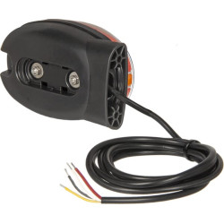 Daugiafunkcis galinis žibintas LED, stačiakampis, 12-24V, 136,4x91x40mm, Kramp LA40069