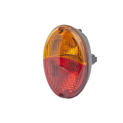Galinis žibintas ovalus, 12V, raudonas/gintaras, užsukamas, 140,4x98,4x98,4 mm, Hella 2SD343130071