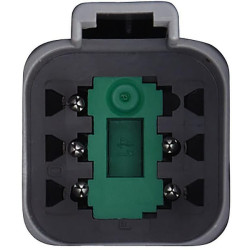 Priekinis žibintas halogeninis, apvalus kairysis, 12 V, baltas/pilkas, užsukamas, Ø 144,5 mm, Hella 1E3996160011