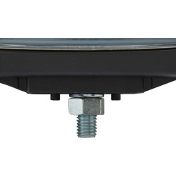 Priekinis žibintas halogeninis, dešinysis stačiakampis, 12/24V, skaidrus/geltonas, užsukamas, 247x119x163mm, Hella 1EA007108021