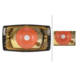 Priekinis žibintas halogeninis, stačiakampis, 12/24V, skaidrus, užsukamas, 182x88x102mm, Hella 1AD996018651