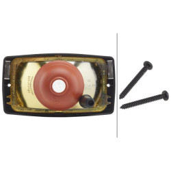 Priekinis žibintas halogeninis, stačiakampis, 12/24V, skaidrus, užsukamas, 182x88x102mm, Hella 1AD996018641