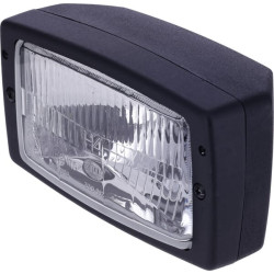 Priekinis žibintas halogeninis, stačiakampis, 12/24V, skaidrus, užsukamas, 182x88x102mm, Hella 1AD996018197