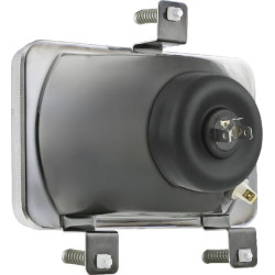 Priekinis žibintas halogeninis, stačiakampis, 12/24V, 168x106mm, Kramp LA80168