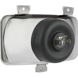 Priekinis žibintas halogeninis, stačiakampis, 12/24V, 156x93mm, Kramp LA80159