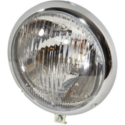 Priekinis žibintas halogeninis, apvalus, 12V, baltas, korpusas: sidabrinis, Ø 148mm, Hella 1S3001442001