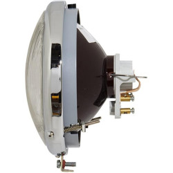 Priekinis žibintas halogeninis, apvalus, 12V, baltas, korpusas: sidabrinis, Ø 148mm, Hella 1S3001442001