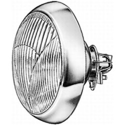 Priekinis žibintas halogeninis, apvalus, 12V, baltas, korpusas: sidabrinis, Ø 148mm, Hella 1S3001442001