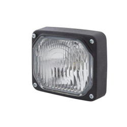Priekinis žibintas halogeninis, stačiakampis, 12/24V, skaidrus, Hella 1TA122718001
