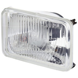 Priekinis žibintas halogeninis, stačiakampis, 12/24V, skaidrus, 167x107mm, Hella 1AB003177071