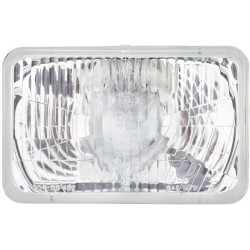 Priekinis žibintas halogeninis, stačiakampis, 12/24V, skaidrus, 167x107mm, Hella 1AB003177071