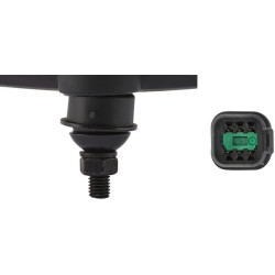 Priekinis žibintas halogeninis, dešinysis stačiakampis, 12V, skaidrus/gintarinis, užsukamas, Hella 1SA996120061