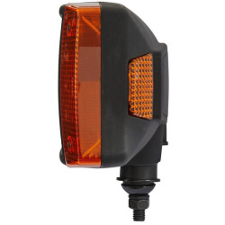 Priekinis žibintas halogeninis, dešinysis stačiakampis, 12V, skaidrus/gintarinis, užsukamas, Hella 1SA996120051