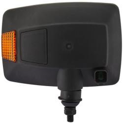 Priekinis žibintas halogeninis, dešinysis stačiakampis, 12V, skaidrus/gintarinis, užsukamas, Hella 1SA996120051