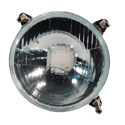 Priekinių žibintų įdėklas apvalus, skaidrus, Ø 142,5 mm, Cobo 05272000