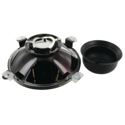 Priekinių žibintų įdėklas Halogeninis, apvalus, skaidrus, Ø 142,5 mm, Cobo 05685000