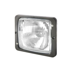 Priekiniai žibintai stačiakampiai, 12/24V, skaidrus, užsukamas, 173x99x144mm, Hella 1AA004109031