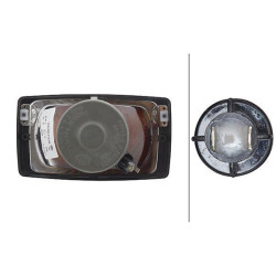 Priekinis žibintas halogeninis, stačiakampis, 12/24V, skaidrus, užsukamas, 182x94x102mm, Hella 1AB006213027