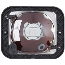 Priekinis žibintas halogeninis, stačiakampis, 12V, skaidrus, užsukamas, 173x99x144mm, Hella 1AA004109201