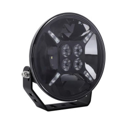 Priekiniai žibintai LED, 60W, apvalūs, 9-36V, Ø180mm, dienos žibintai, dvigubi parkavimo žibintai, Kramp LA80040