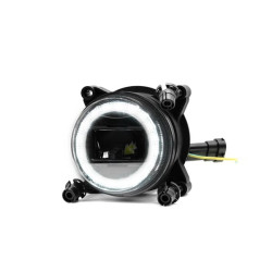 Priekiniai žibintai LED, 25/5W, apvalūs, 10-30V, Ø90mm, tolimosios šviesos, gabaritiniai žibintai, H9 jungtis, Kramp LA80090