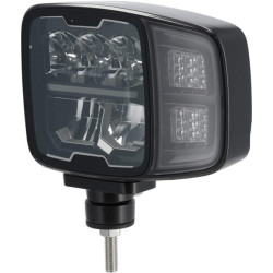 Priekiniai žibintai LED, stačiakampiai, 12/24V, 220x197,2x80,5 mm, šildomi, tolimosios / artimosios šviesos, apsauga nuo sniego,