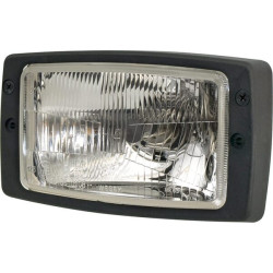 Priekiniai žibintai stačiakampiai, skaidrūs, užsukami, 184x102 mm, Wesem 1400661201