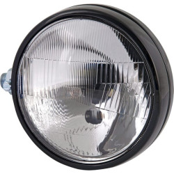 Priekiniai žibintai apvalūs, LH skaidrus, užsukamas, 183x161mm, Wesem 1400660212