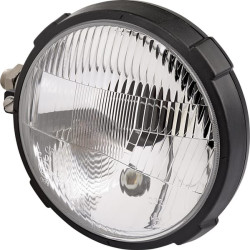 Priekiniai žibintai apvalūs, LH skaidrus, užsukamas, 183x161mm, Wesem 1400660100