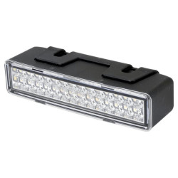 Dienos žibintas LED, stačiakampis, 12/24V, baltas, 147x50x33mm, 30 LED, Waś 667706