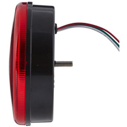 Atbulinės eigos šviesos diodas, apvalus, 10/30 V, skaidrus/raudonas, užsukamas, Ø 122 mm, 24 šviesos diodai, Hella ValueFit 2NR3