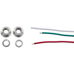 Atbulinės eigos šviesos diodas, apvalus, 10/30 V, skaidrus/raudonas, užsukamas, Ø 122 mm, 24 šviesos diodai, Hella ValueFit 2NR3