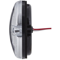 Atbulinės eigos žibintas LED, apvalus, 10/30 V, skaidrus, užsukamas, Ø 95 mm, 17 šviesos diodų, Hella 2ZR357028041