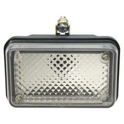 Stačiakampis atbulinės eigos žibintas, 12/24 V, baltas, užsukamas, 136x82x86mm, Waś 1400696200