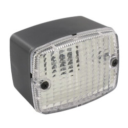 Atbulinės eigos žibintas stačiakampis, 12/24V, skaidrus, užsukamas, 95x67x73mm, Jokon 136005000