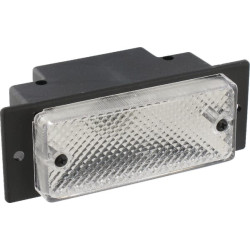 Atbulinės eigos žibintas stačiakampis, 12/24V, skaidrus, užsukamas, 106x69mm, Jokon 136010010