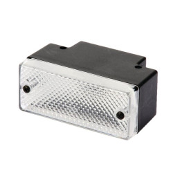 Atbulinės eigos žibintas stačiakampis, 12/24V, skaidrus, užsukamas, 106x69mm, Jokon 136010000