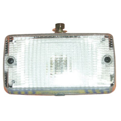 Atbulinės eigos žibintas stačiakampis, raudonas/skaidrus, varžtas ant TOR4521