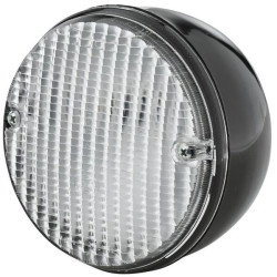 Atbulinės eigos žibintas apvalus, 12/24V, baltas, užsukamas, Ø 140 mm, Hella 2ZR001423001